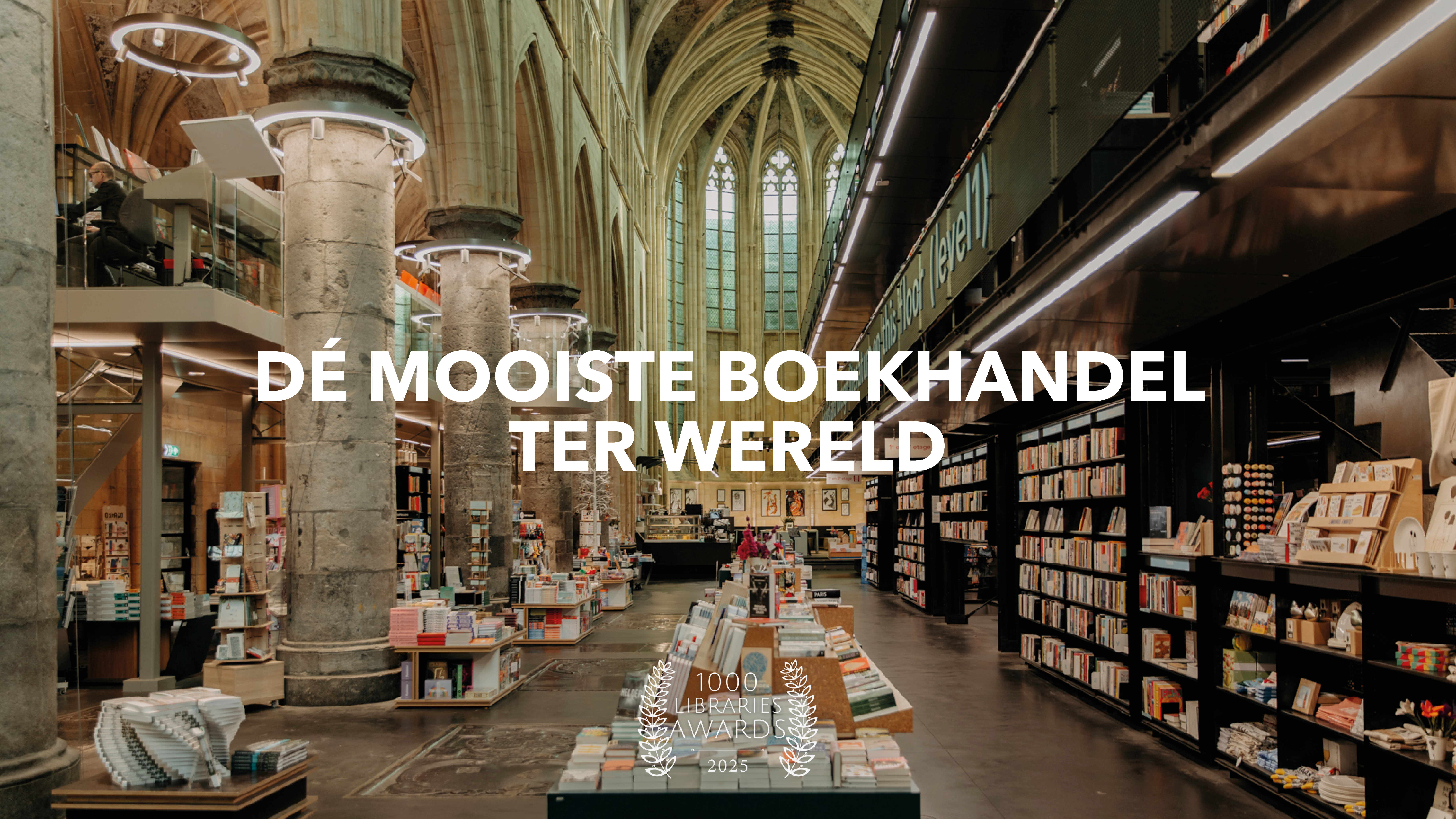 Boekhandel Dominicanen gekozen tot mooiste boekwinkel van de wereld